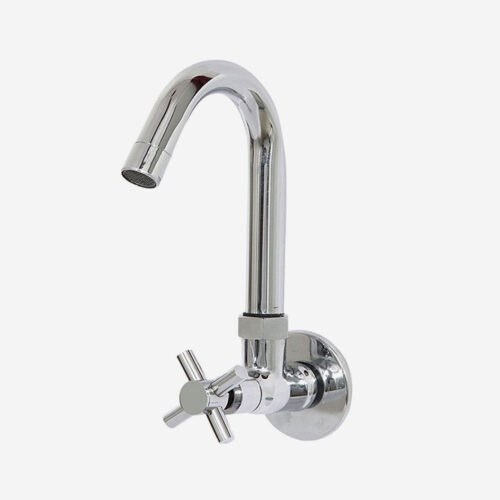 Gold Bell Crosa 2cm Brass Wall Mount Basin
