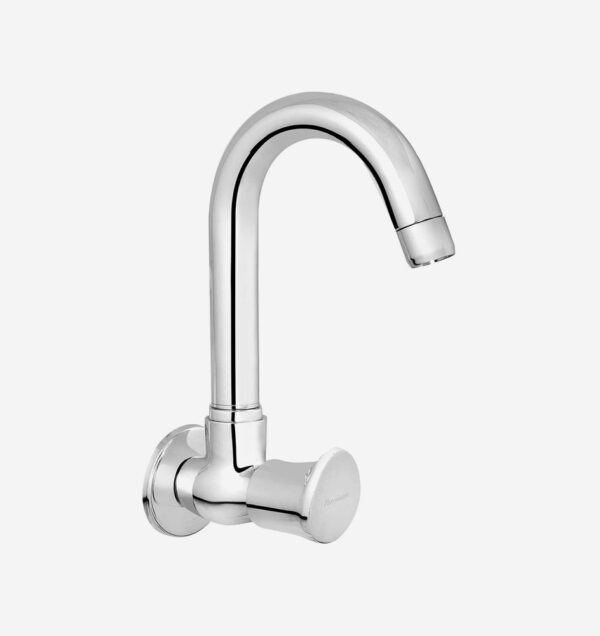 Gold Bell Crosa 2cm Brass Wall Mount Basin